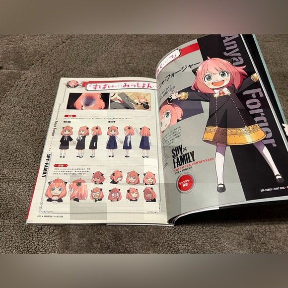 Spy x Family Official Anime Guide TV ANIMATION x 1st Mission Art Book Anime Anya - Picture 11 of 16